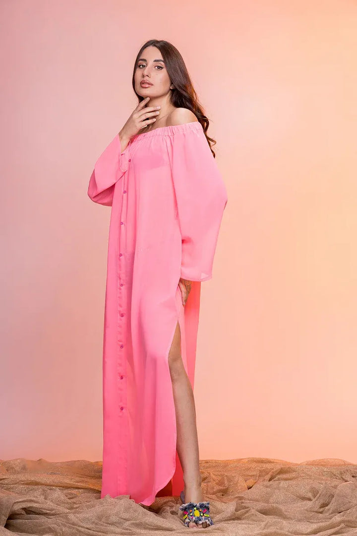 Moudda Tresors De Mimi - Robe de plage Tiaré Rose - Tunisie 2