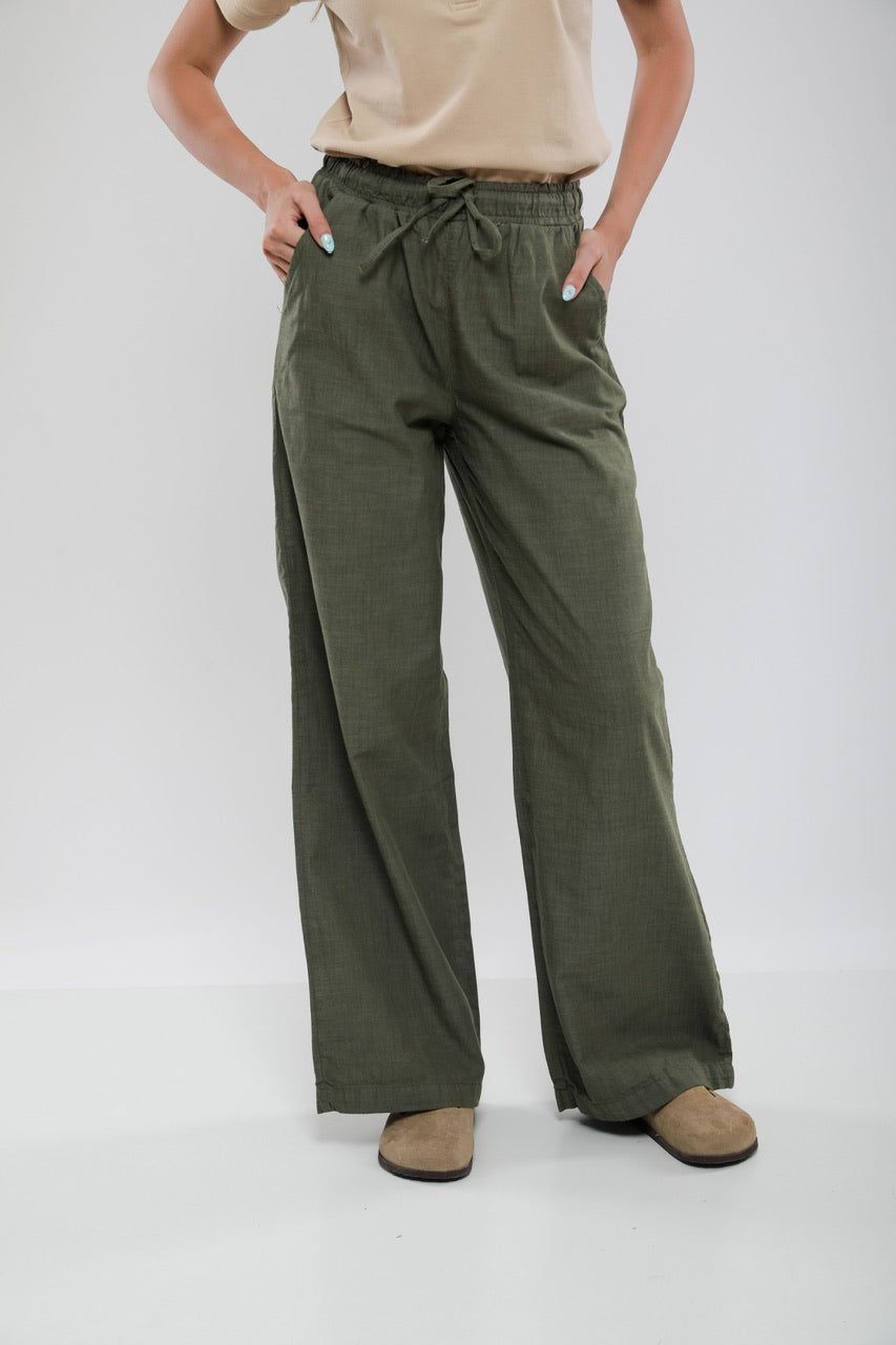 Moudda Billiorich - Pantalon Large Femme en Lin Mélangé - Tunisie 1