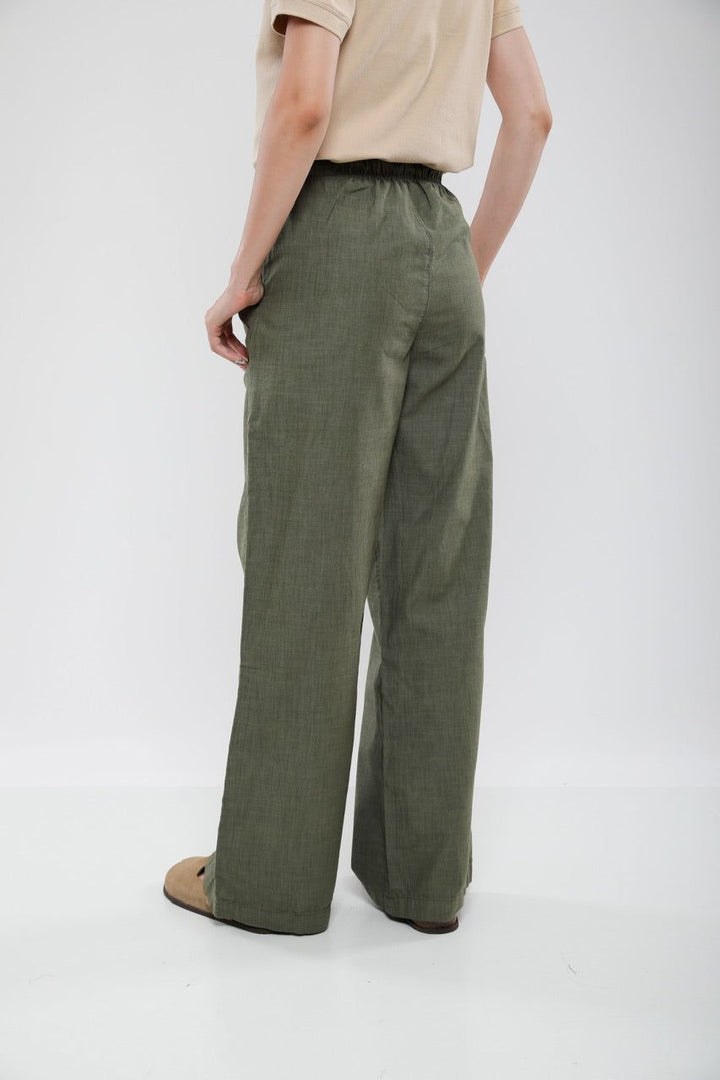 Moudda Billiorich - Pantalon Large Femme en Lin Mélangé - Tunisie 3