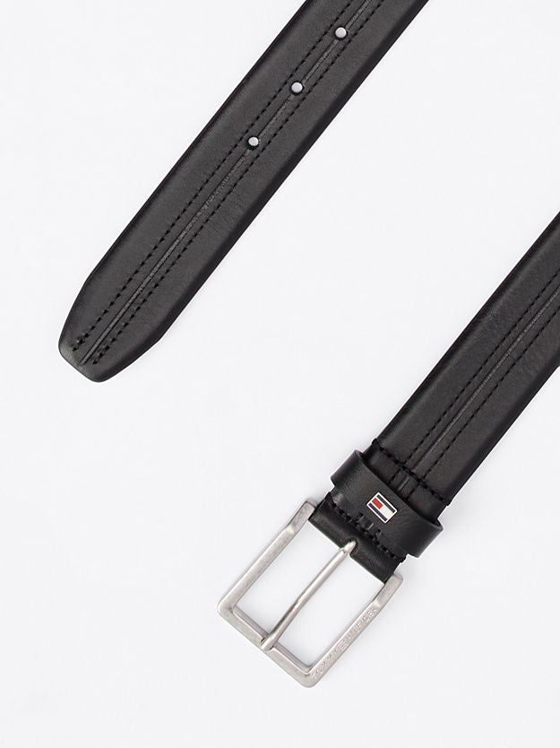 Moudda Tommy Hilfiger - Ceinture En Cuir Avec Drapeau Émaillé  - Tunisie 2