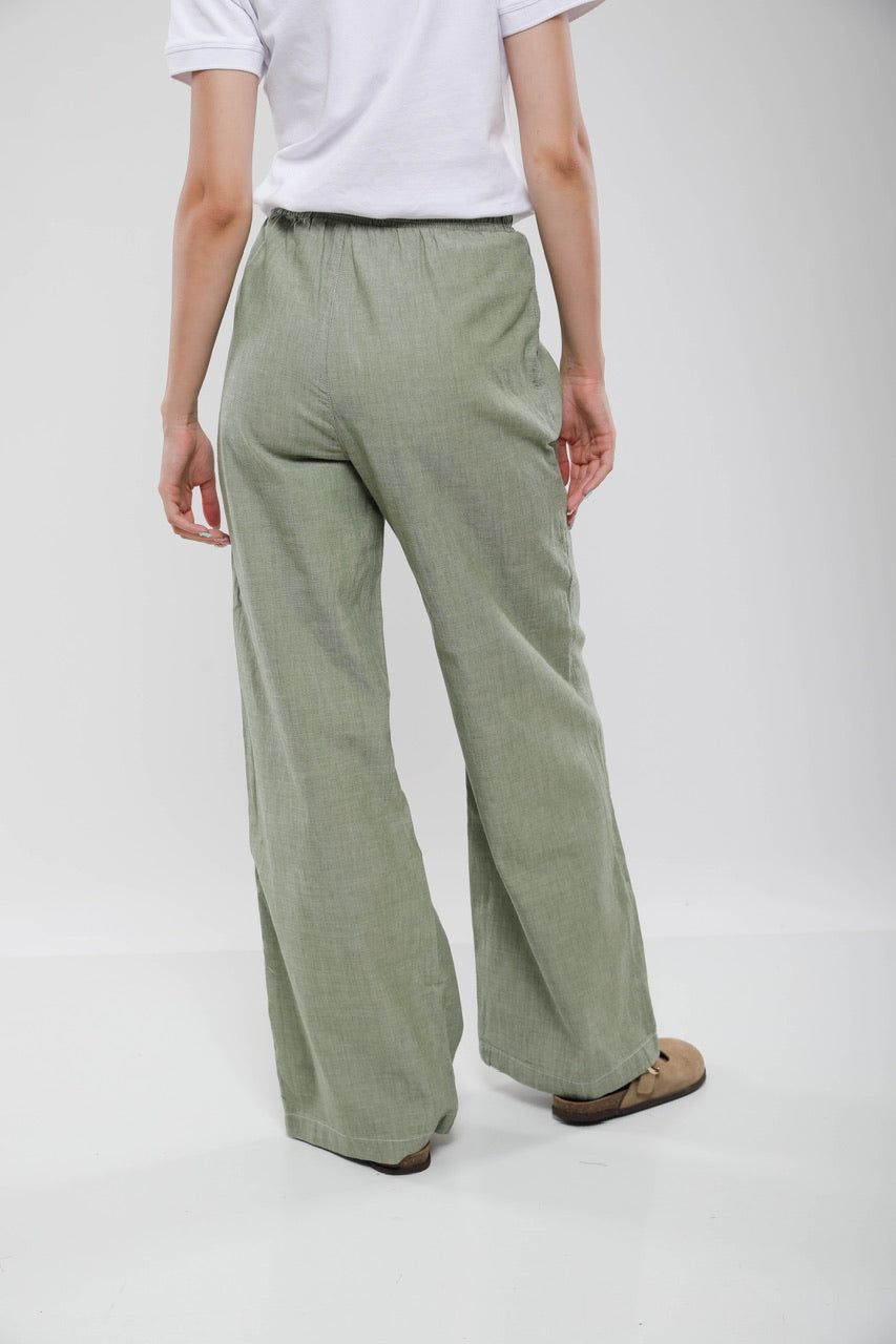 Moudda Billiorich - Pantalon Large Femme en Lin Mélangé - Tunisie 3