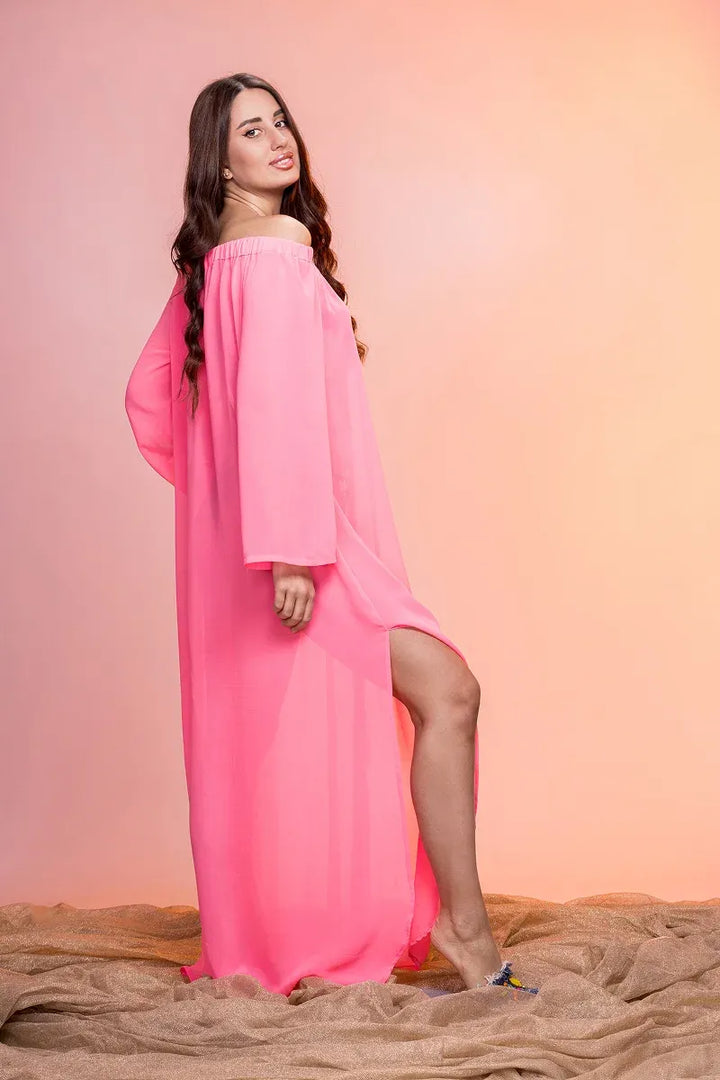 Moudda Tresors De Mimi - Robe de plage Tiaré Rose - Tunisie 3