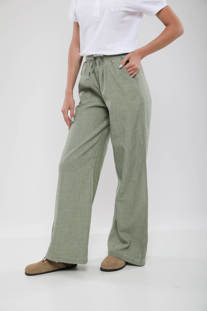 Moudda Billiorich - Pantalon Large Femme en Lin Mélangé - Tunisie 2