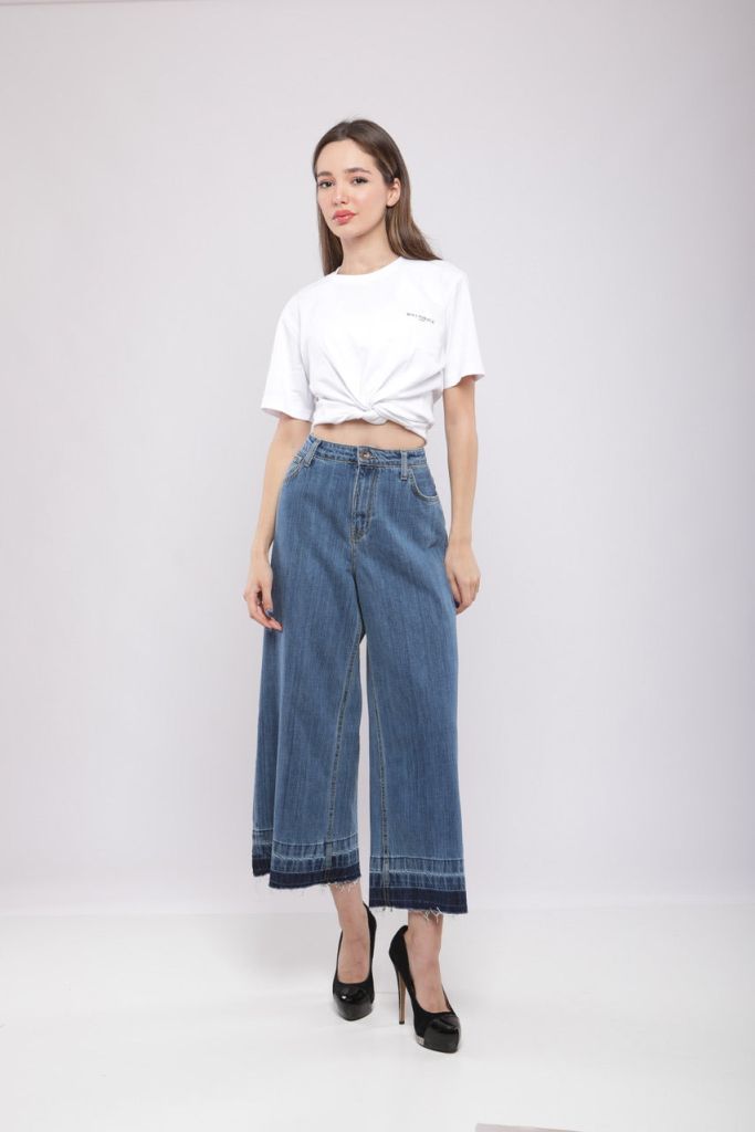 Moudda Billiorich - Pantalon large en denim - 1