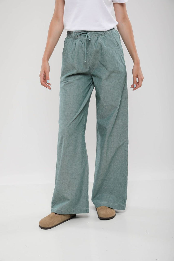 Moudda Billiorich - Pantalon Large Femme en Lin Mélangé - Tunisie 1