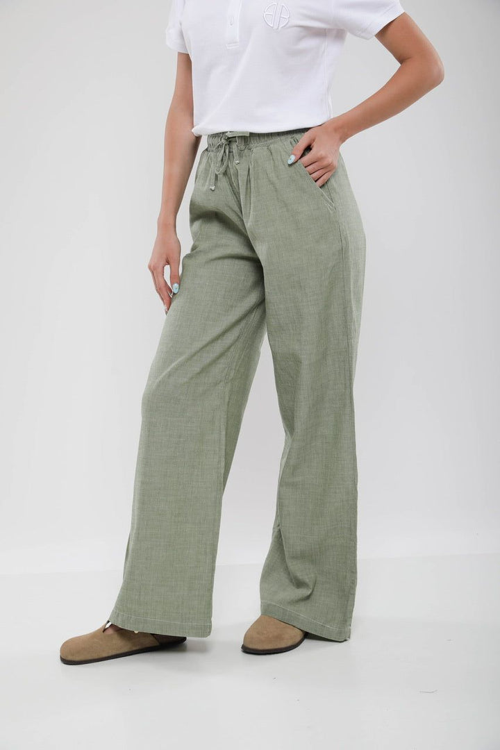 Moudda Billiorich - Pantalon Large Femme en Lin Mélangé - Tunisie 2