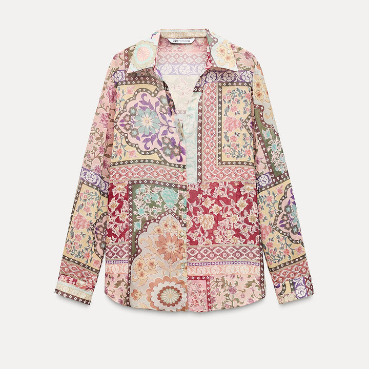 Moudda ZARA - Chemise Motif Patchwork - Tunisie 1