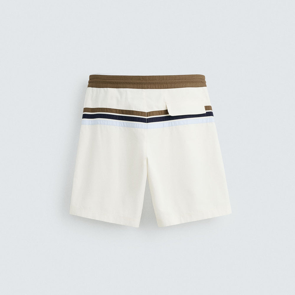 Moudda ZARA - Maillot de Bain Long - Ceinture Fixe & Contraste (Céleste) - Tunisie 2