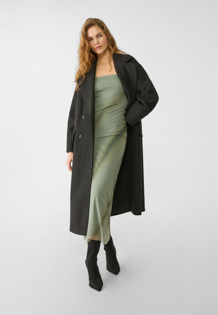 Moudda STRADIVARIUS - Robe Bandeau en Tulle Imprimé - Tunisie 3