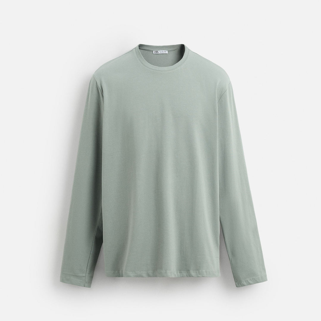 Moudda ZARA - T-Shirt Slim - Col Rond & Manches Longues - Tunisie 1