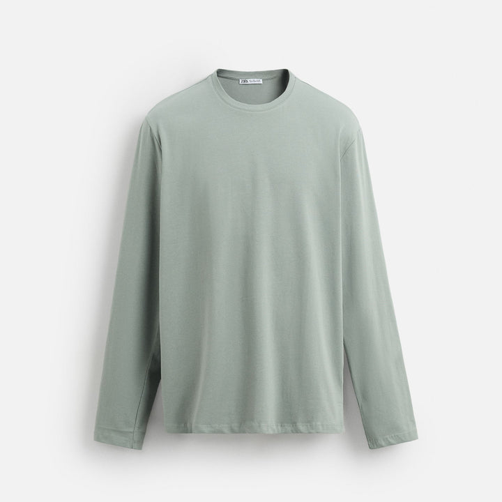 Moudda ZARA - T-Shirt Slim - Col Rond & Manches Longues - Tunisie 1