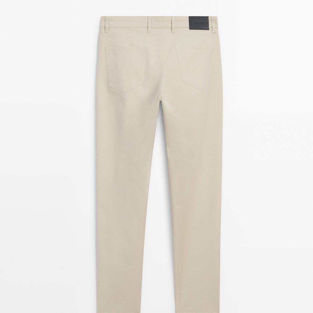 Moudda Massimo Dutti - Pantalon jean micro-structure coupe slim - Tunisie 3