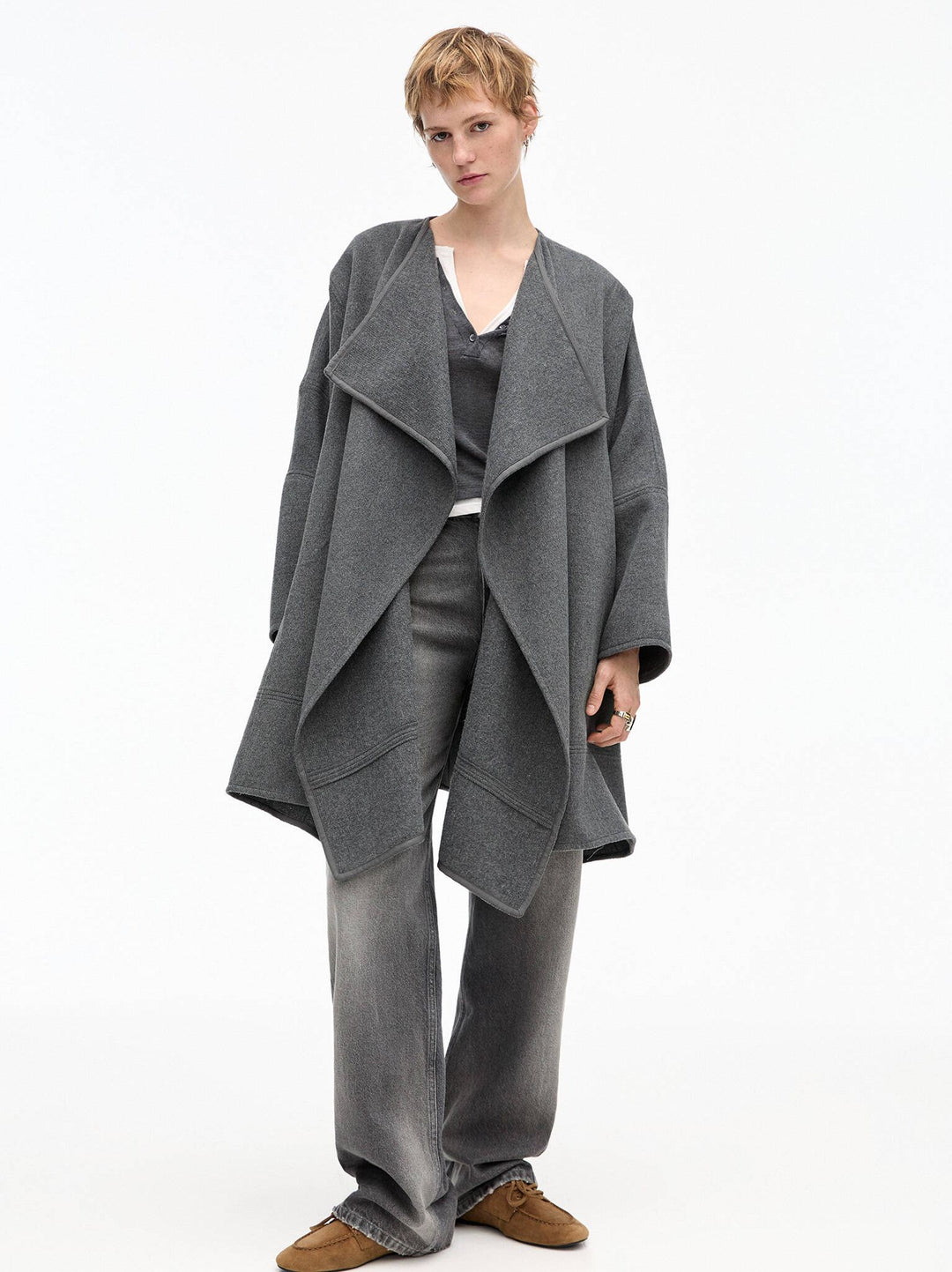 Moudda PULL & BEAR - Cape Oversize - Drap (Taille Unique) - Tunisie 2