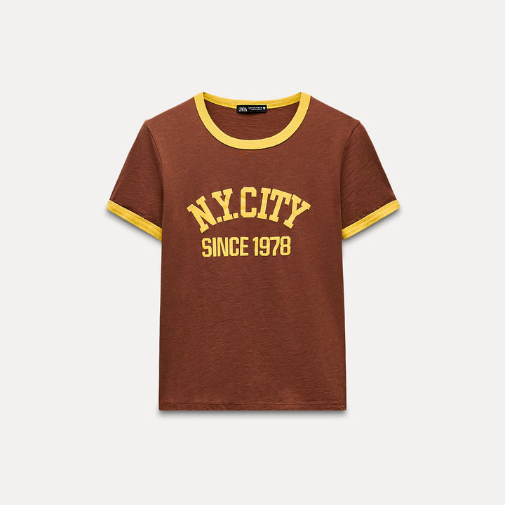 Moudda ZARA - T-shirt Rétro Flammé - Tunisie 1