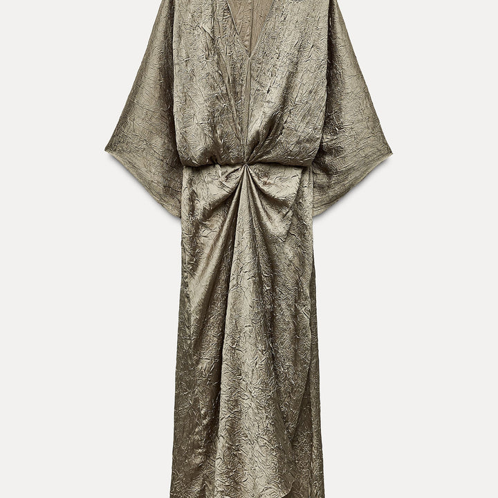 Moudda ZARA - Robe mi-longue encolure en V froissée - Tunisie 1
