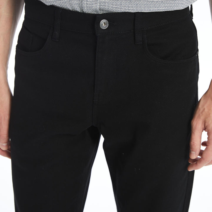 Moudda LC Waikiki - Pantalon chino tissé moyen Homme Noir - Tunisie 3