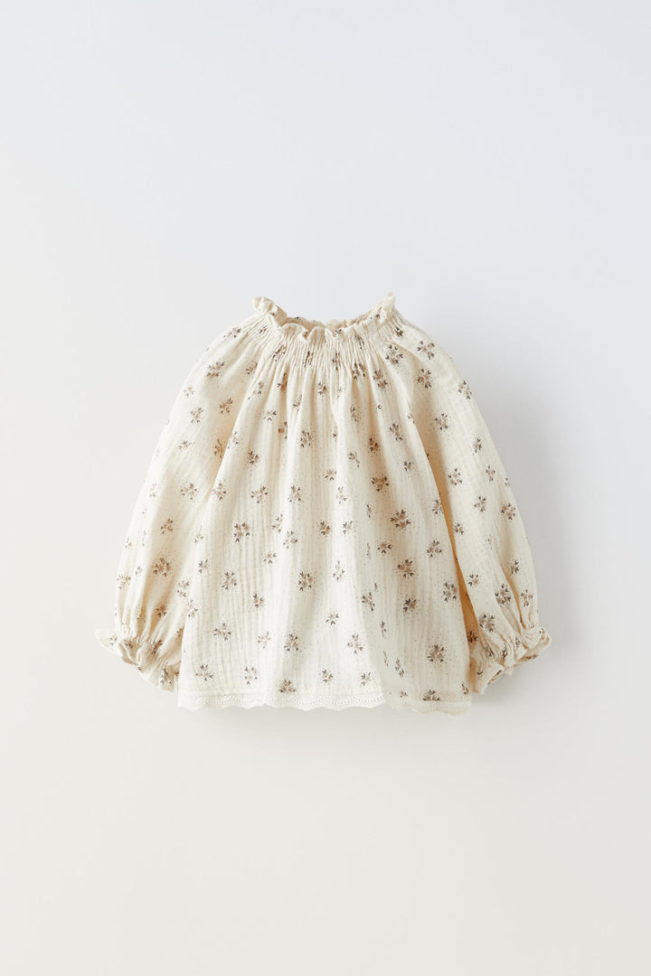 Chemise imprimée collection grises pré-campagne pour enfant