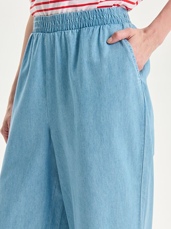 Moudda LC Waikiki - pantalon tissé en jean pour Femmes - Tunisie 3