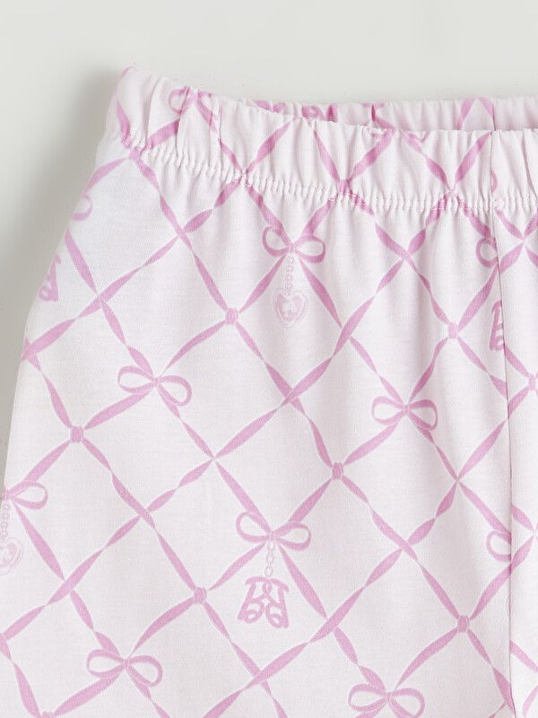 Moudda LC Waikiki - Short-Capri manches courtes pour Fille couleur Rose imprimé - Tunisie 6
