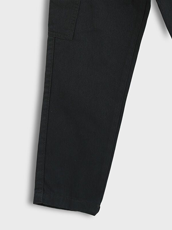 Moudda LC Waikiki - Pantalon tissé épais basique Garçon Anthracite - Tunisie 3