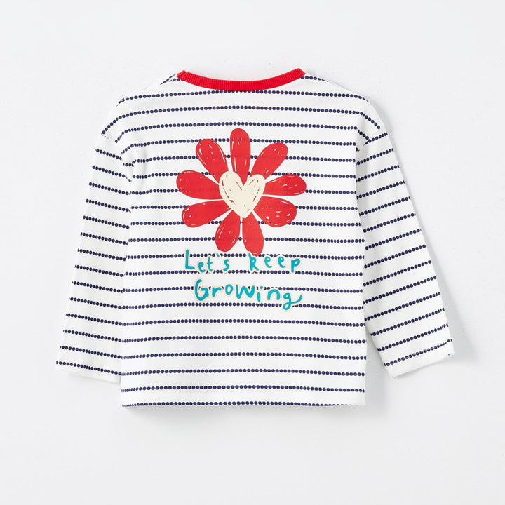 Moudda LC Waikiki - Body en jersey manches longues Fille Rayures noires - Tunisie 3