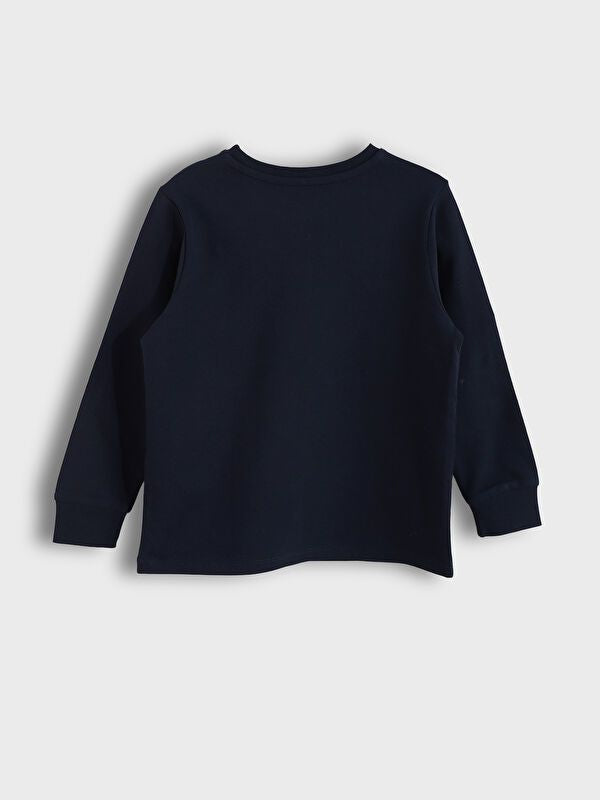 Moudda LC Waikiki - Pyjama en jersey manches longues Garçon Marine - Tunisie 4