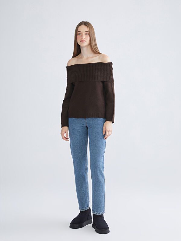 Moudda LC Waikiki - Pantalon jean tissé basique Femme Rodéo mid indigo - Tunisie 1