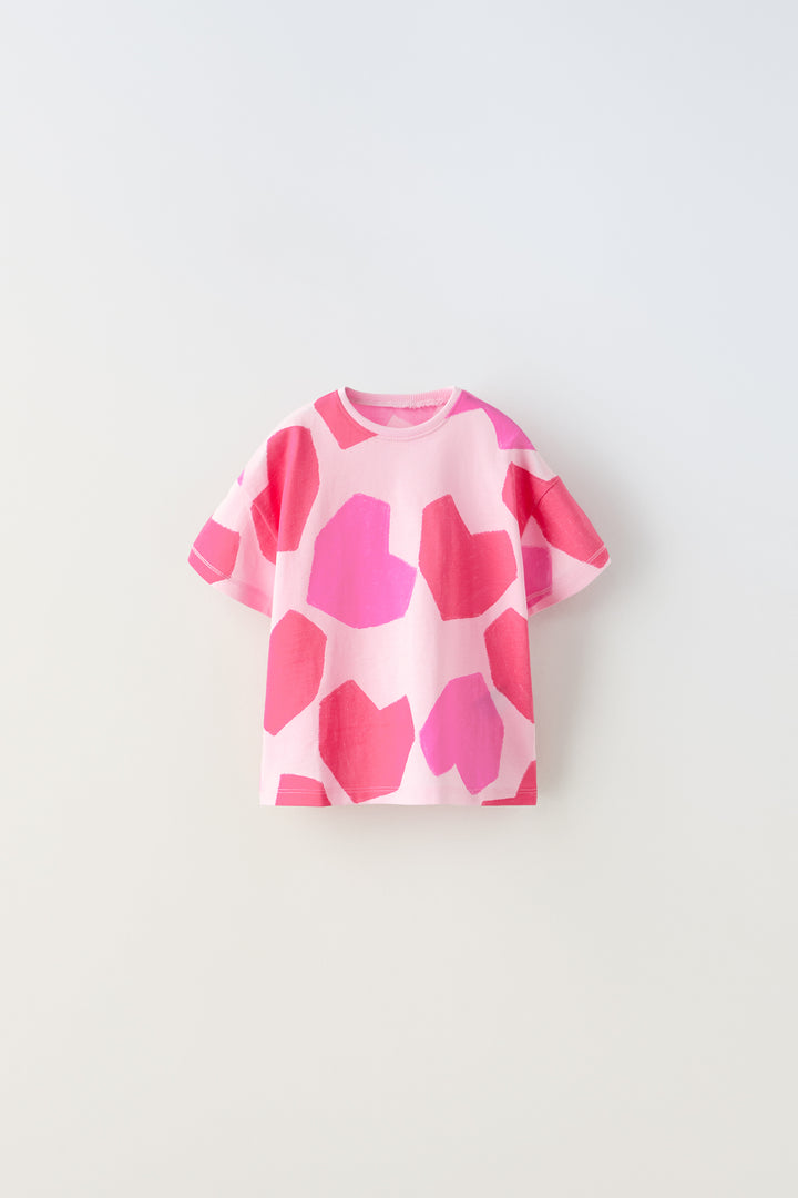 Haut manches courtes tous motifs craie pour enfant