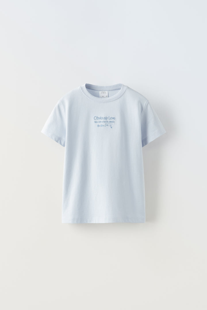 T-shirt Fille Manches Courtes Broderies