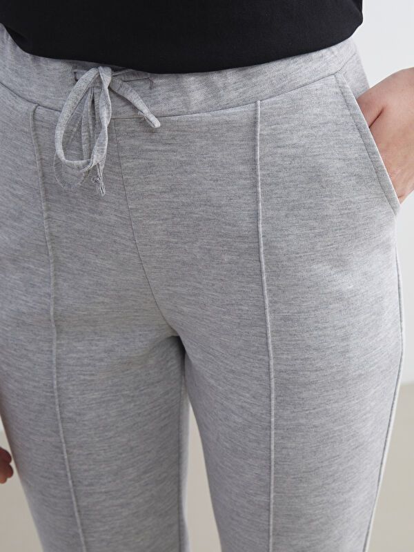 Moudda LC Waikiki - Pantalon jersey Femme Mélange de gris - Tunisie 3