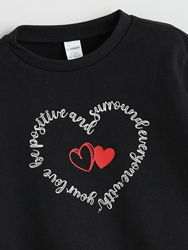 Moudda LC Waikiki - Pack sweatshirt jersey Fille Noir - Tunisie 3