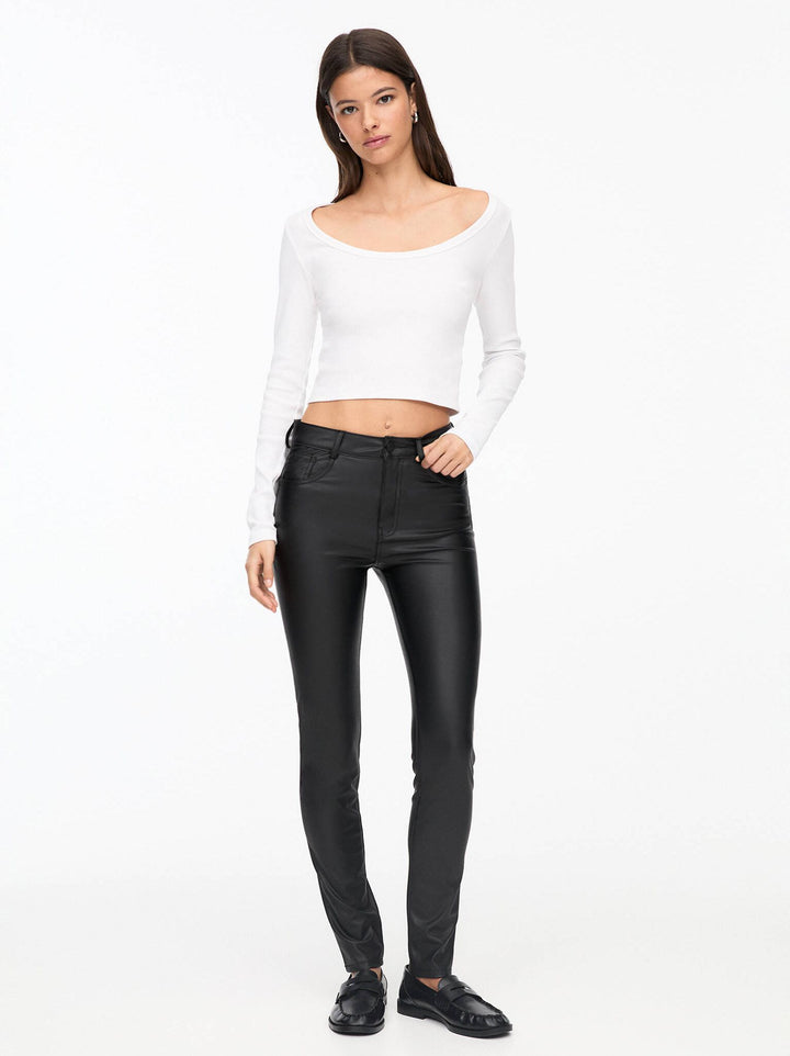 Moudda PULL & BEAR - Pantalon Skinny PU - Tunisie 2