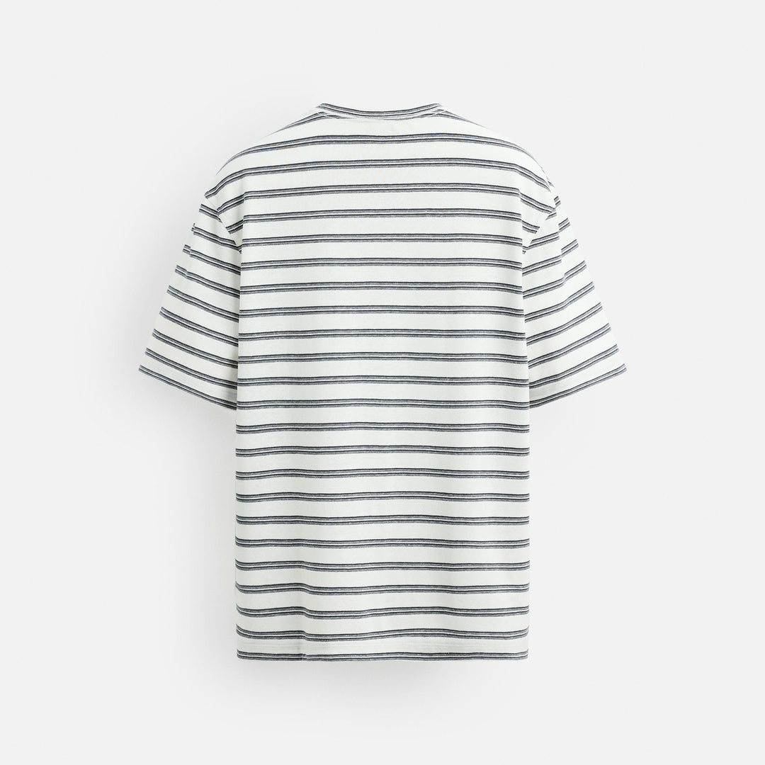 Moudda ZARA - T-Shirt - Fil Teint & Lin (Nuit & Citron Vert) - Tunisie 2