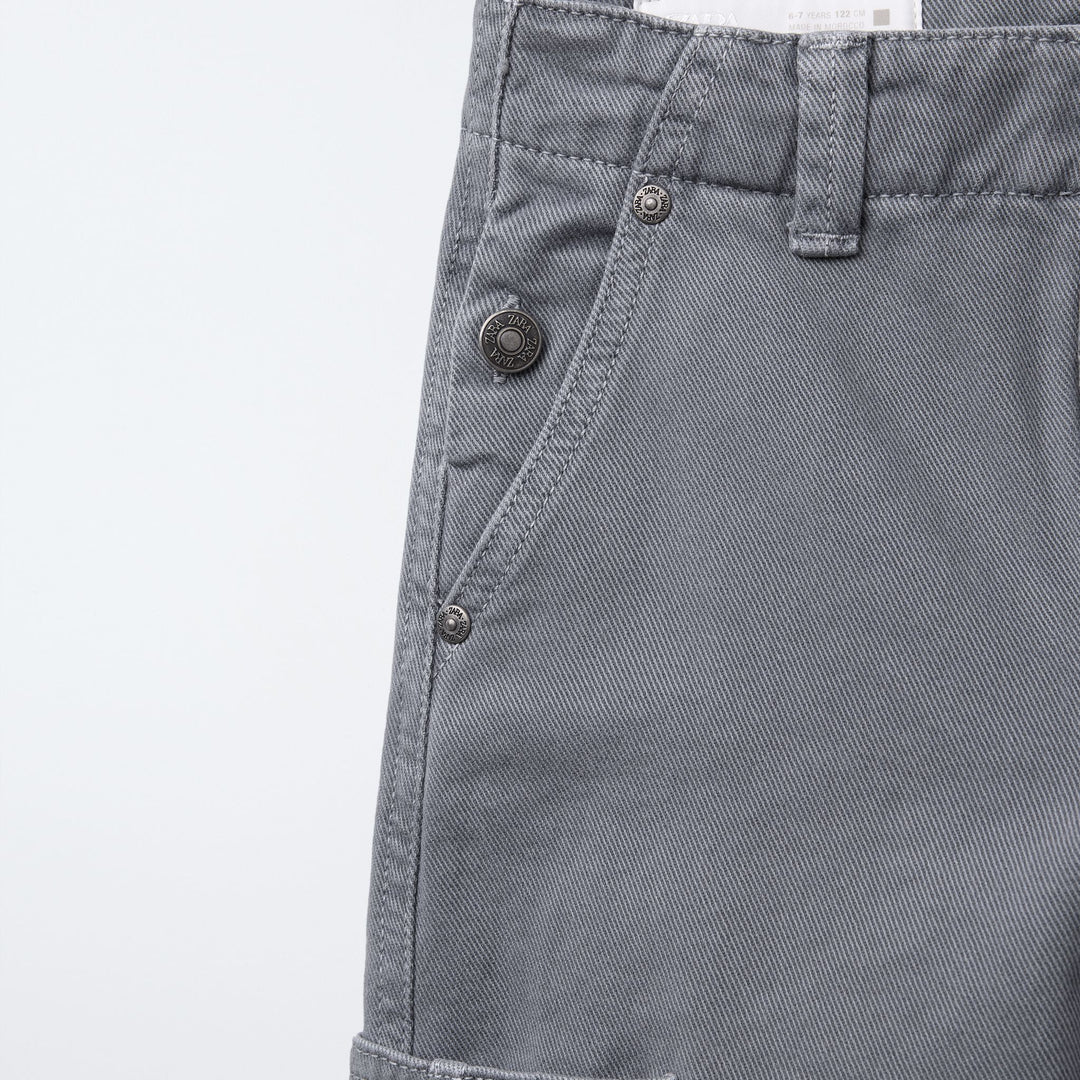 Moudda ZARA - Pantalon Serge - Multi-poches & Rivets - Tunisie 3