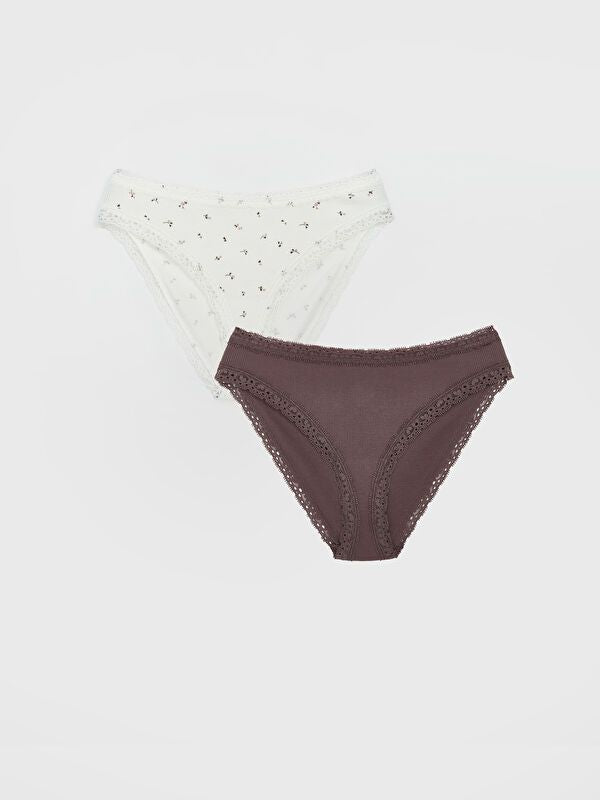 Moudda LC Waikiki - Slip Femme Imprimé écru - Tunisie 1