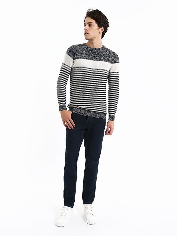 Moudda LC Waikiki - Jean basique en denim couleur Rodeo foncé pour hommes - Tunisie 1