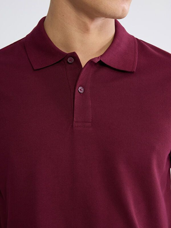 Moudda LC Waikiki - T-shirt col polo basique manches courtes en jersey pour Homme - Tunisie 3