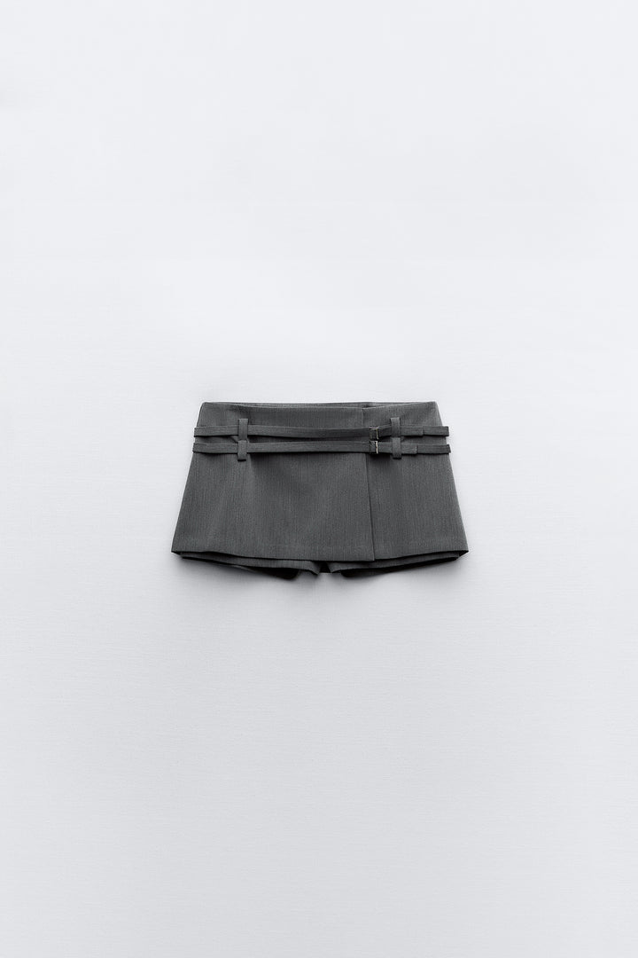 Jupe-pantalon micro boucles