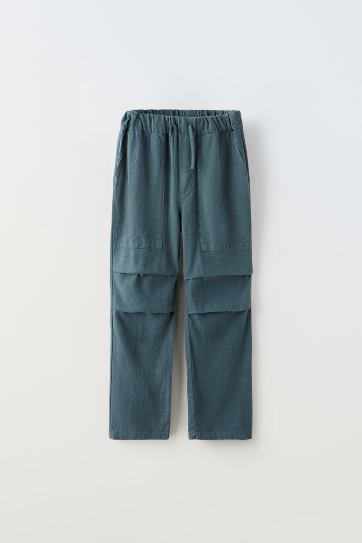Pantalon parachute lin/viscose (Collection Ramadan)