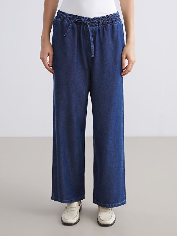 Moudda LC Waikiki - Pantalon jean tissé basique Femme Rodéo noir - Tunisie 2