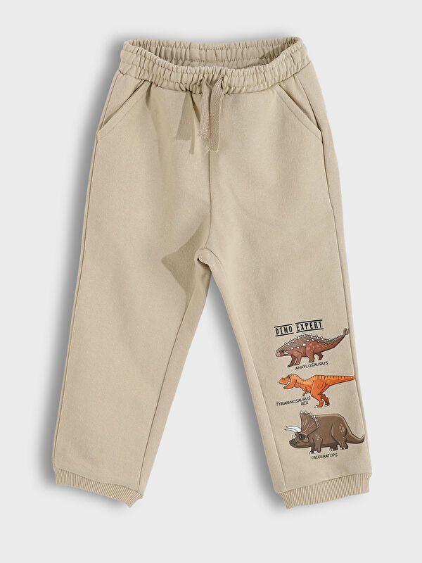 Moudda LC Waikiki - Ensemble en jersey manches courtes Garçon Beige clair - Tunisie 3