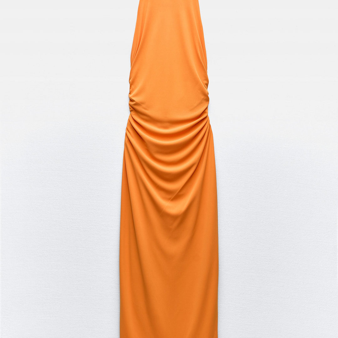 Moudda ZARA - Robe mi-longue maille col licou dos nu - Tunisie 2