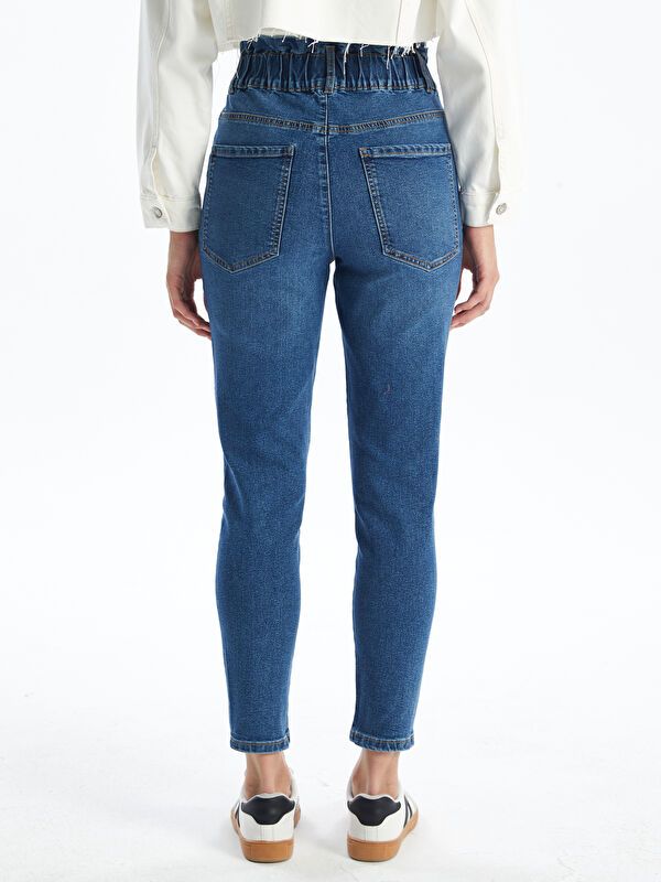 Moudda LC Waikiki - Pantalon tissé denim Femme Rodéo mid indigo - Tunisie 4