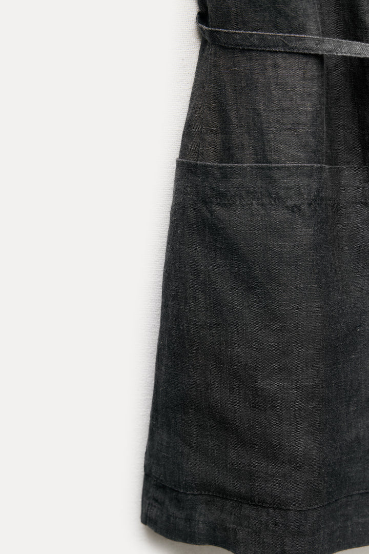 Costume 443 - Gilet en lin lavé