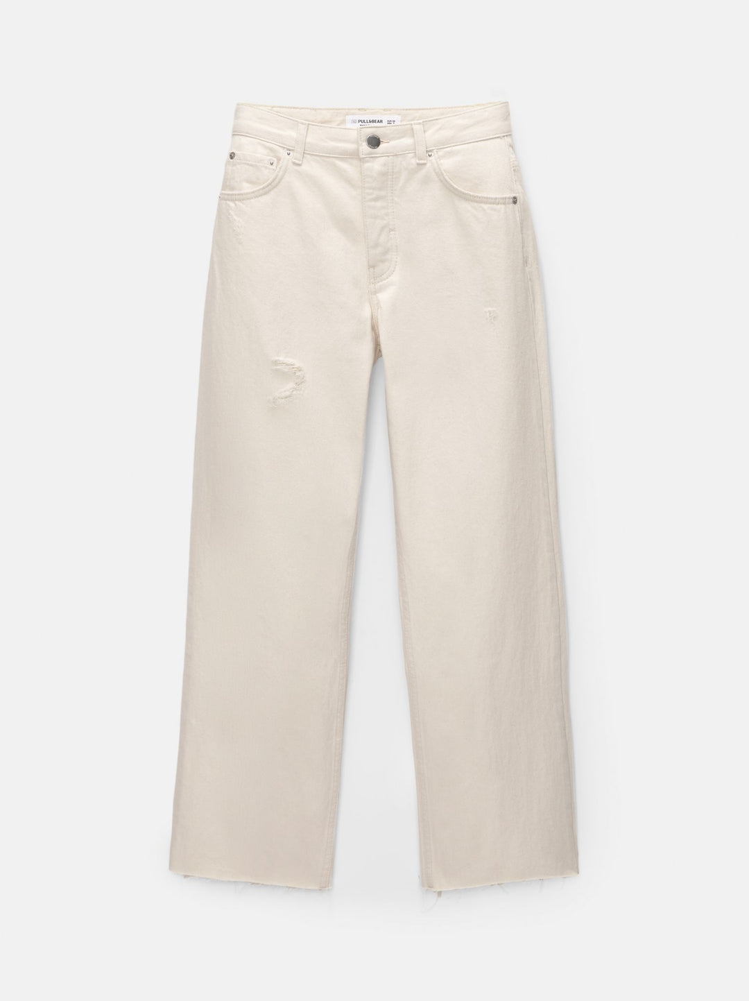 Moudda PULL & BEAR - Pantalon Denim Droit Taille Moyenne Cheville - Tunisie 2