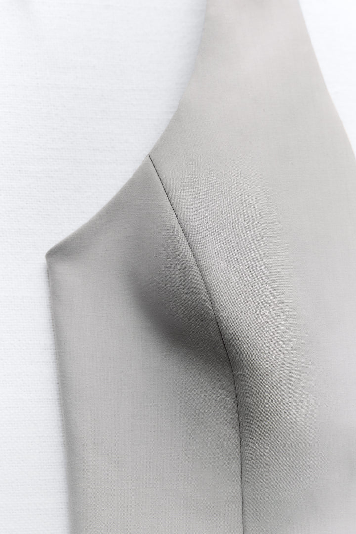 Top Laine Froide Dos Nu Combiné Satiné