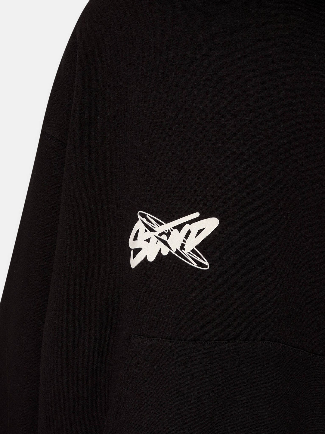 Moudda PULL & BEAR - Sweat à Capuche Updated Studio 01 Noir Lavé - Tunisie 3