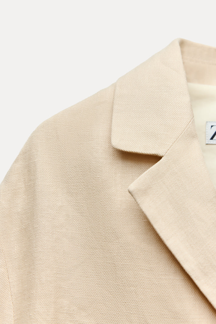 Veste Lin Trois Boutons