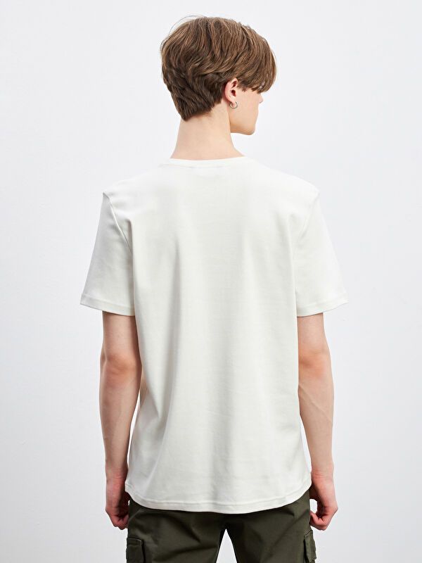 Moudda LC Waikiki - T-shirt basique en jersey à manches courtes pour Hommes - Tunisie 4