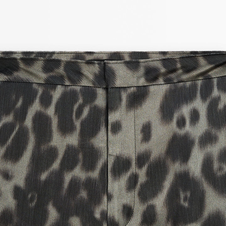 Moudda Massimo Dutti - Pantalon coordonné vert léopard - Tunisie 3